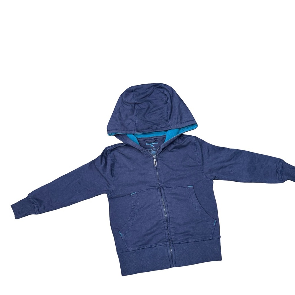 Tommy Bahama Kids Dark Blue Hoodie Size 4T Cozy Casual Toddler Sweatshirt